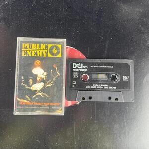 Public Enemy Yo! Bum Rush The Show Cassette 1987 Def Jam